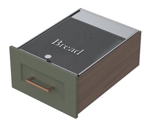 stainless steel bread box drawer insert|bread drawer replacement.